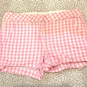 Crewcuts by J. Crew Pink Gingham Girls Shorts Size 14